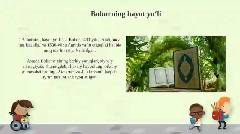 Zahiriddin Muhammad Bobur adabiy merosi 4