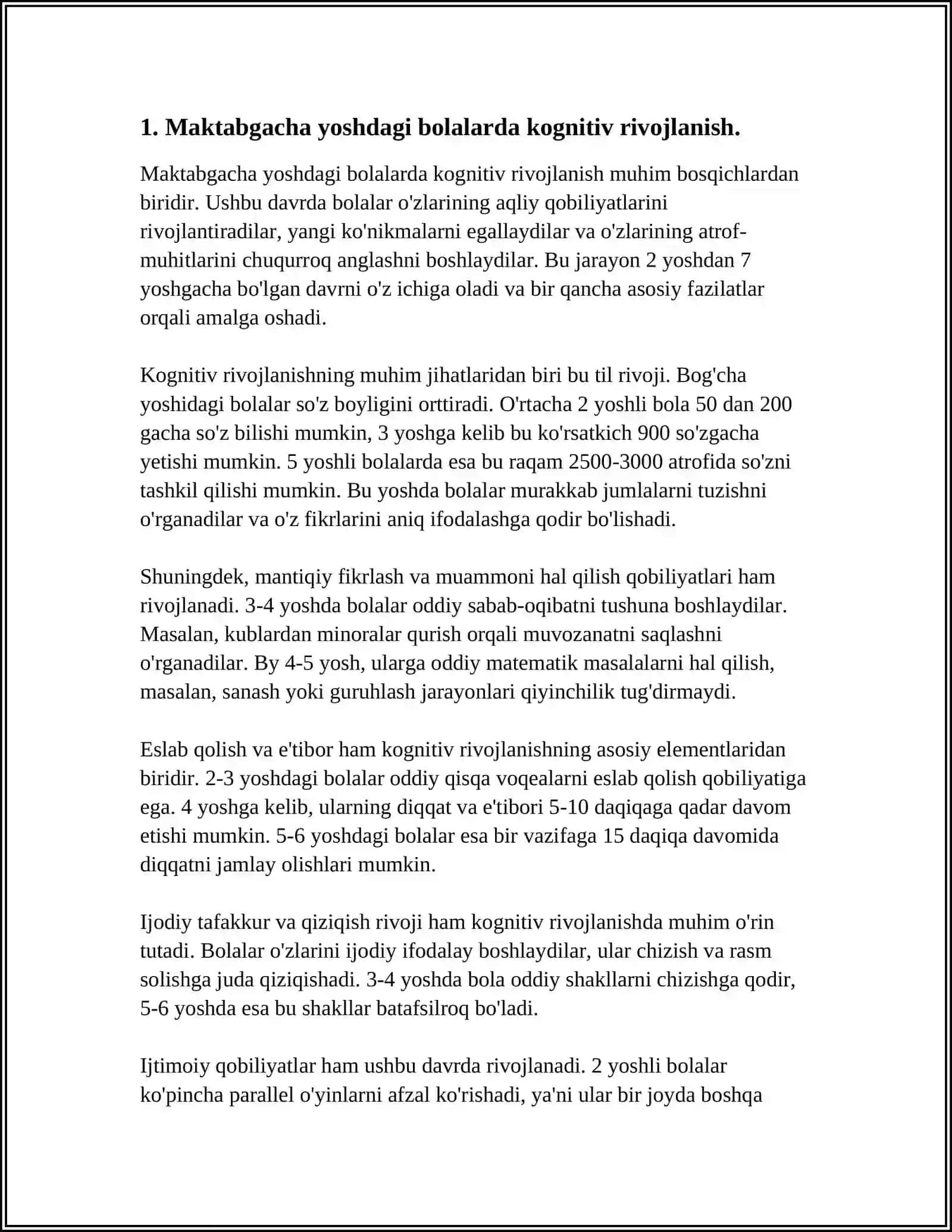 MAKTABGACHA YOSH DAVRIDA PSIXIK RIVOJLANISH XUSUSIYATLARI 4
