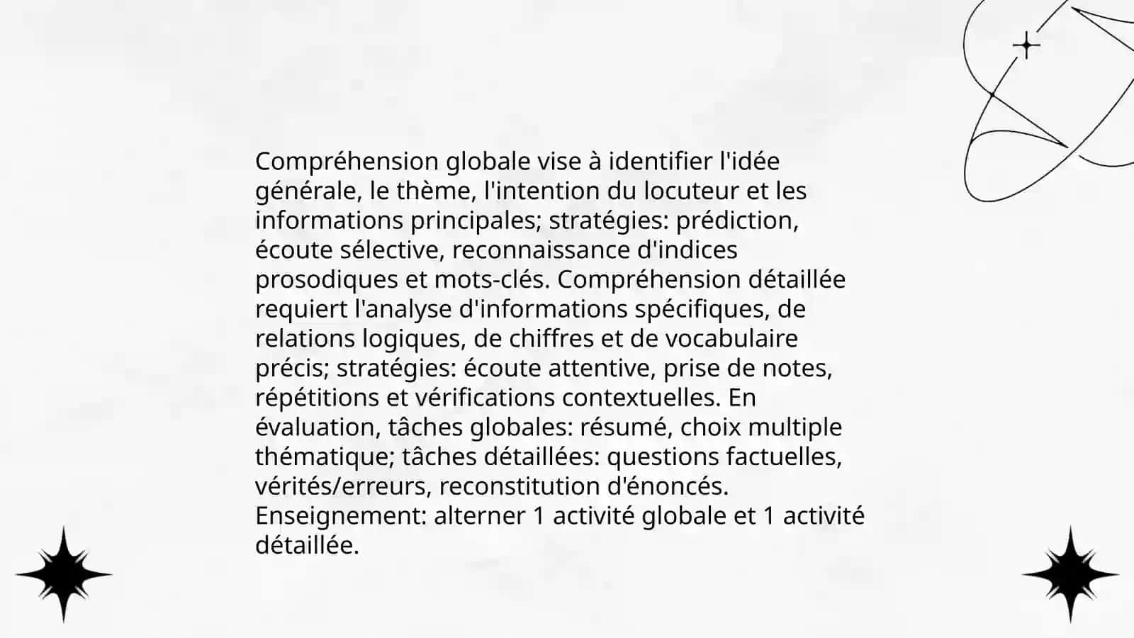 La comprehension orale en langue etrangere 4