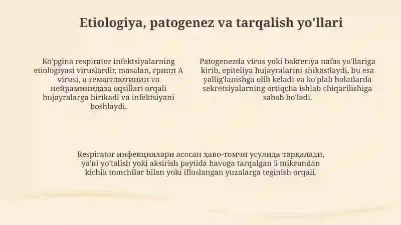 Nafasolish infeksiyalarining epidemiologiyasi va profilaktikasi 4