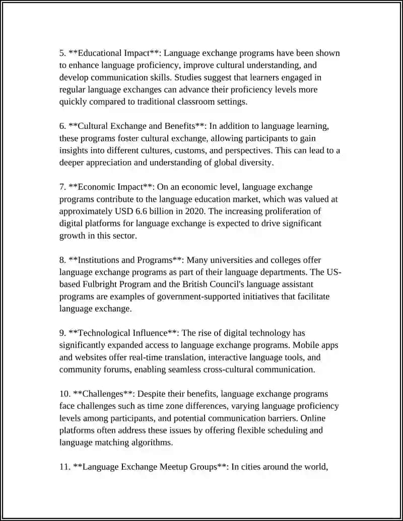 Language Exchange Programs 4