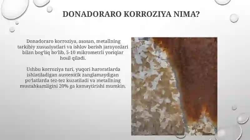 Donadoraro Korroziyasi 4