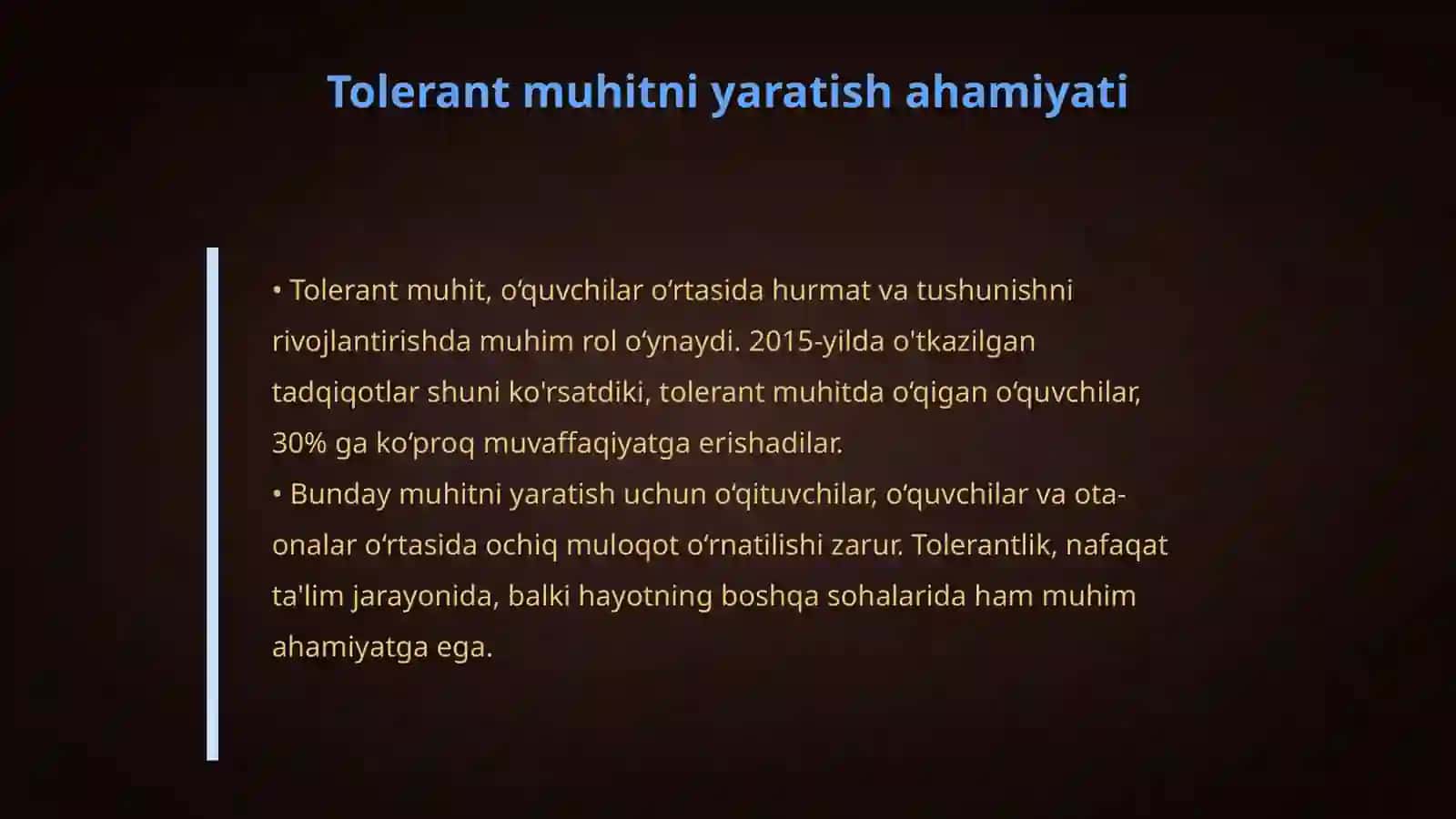 Inklyuziv ta’lim va tolerant muhit yaratish 4