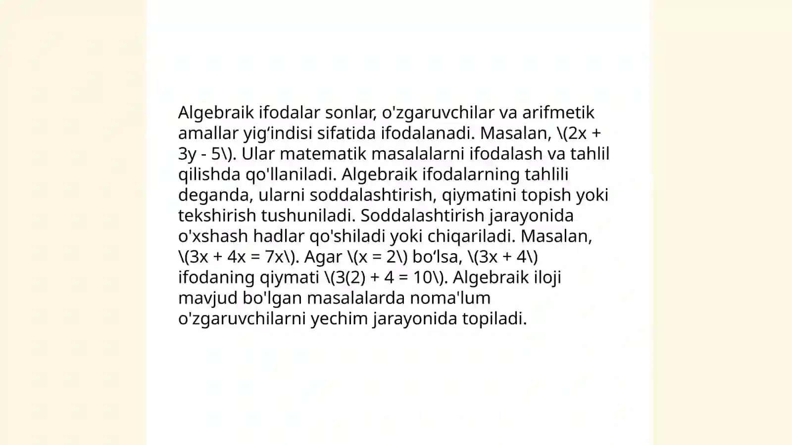 Matematika etyudlari 4