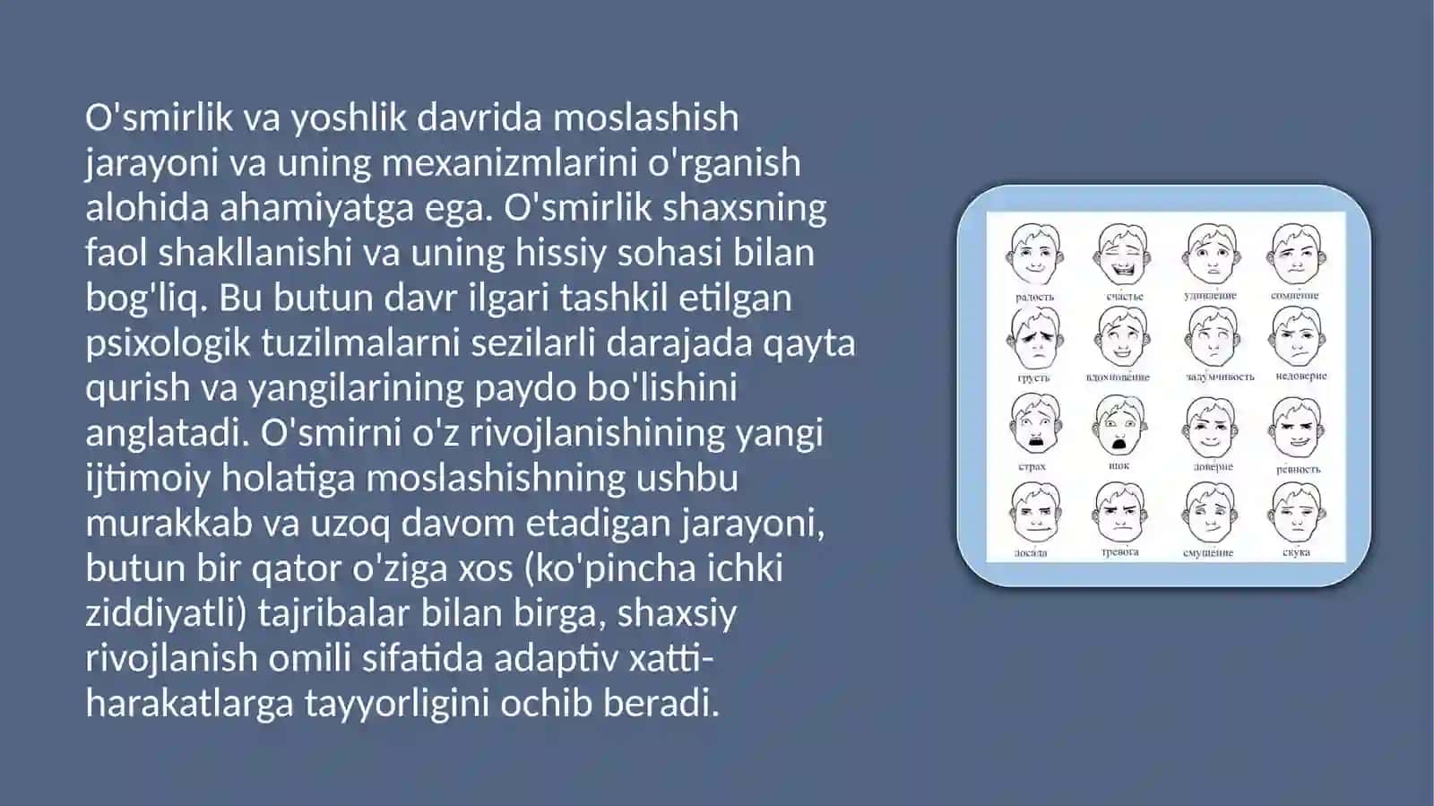 Emotsiyalarning shaxs shakllanishidagi o'rni 4