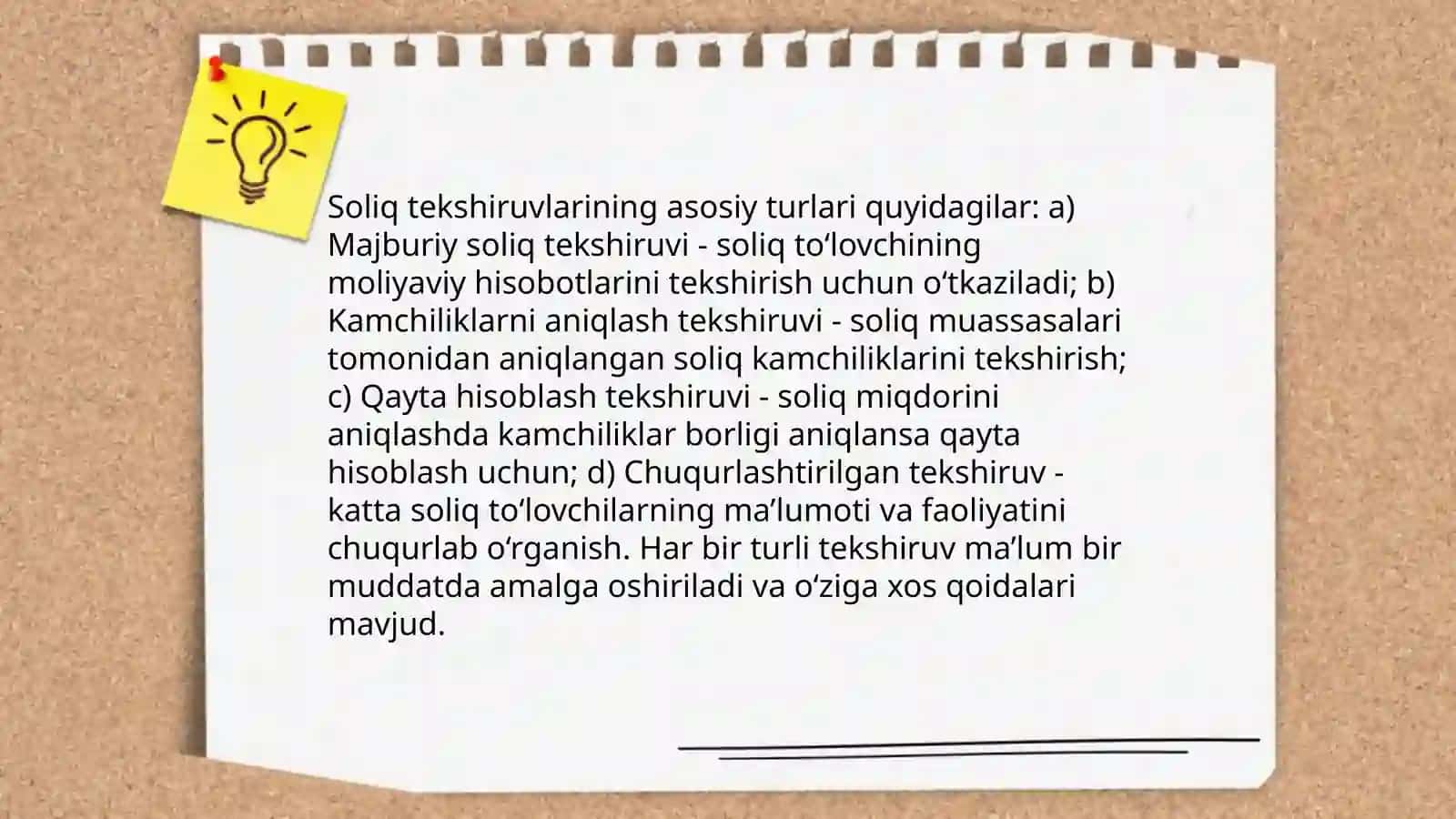 Soliq nazorati hamda soliqga oid huqugbuzarliklar va ularni sodir erganlik uchun javobgarlik 4
