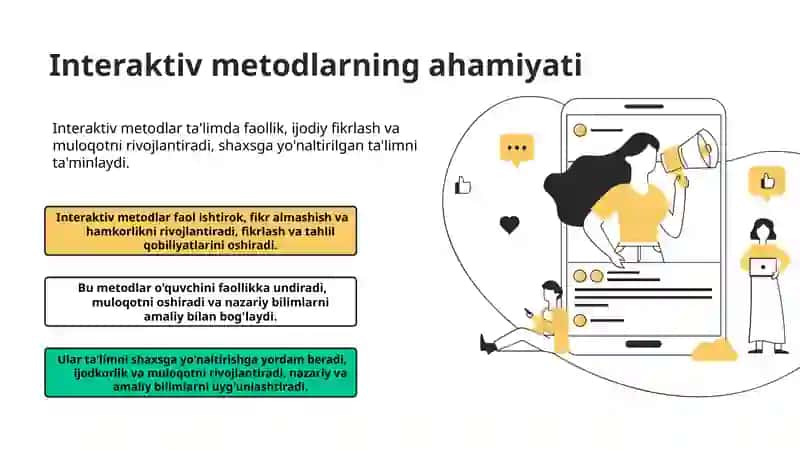 Interaktiv metodlarni qo'llash metodikasi 4