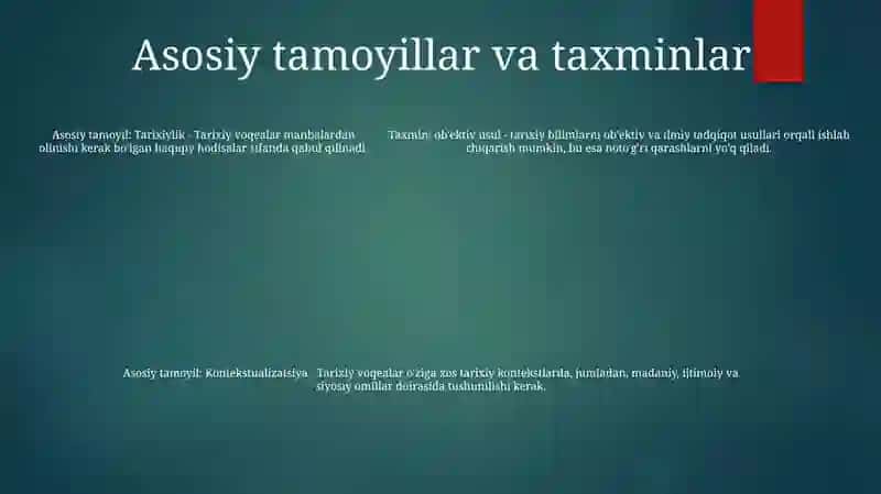 Qiyosiy Tarixiy Metod 4