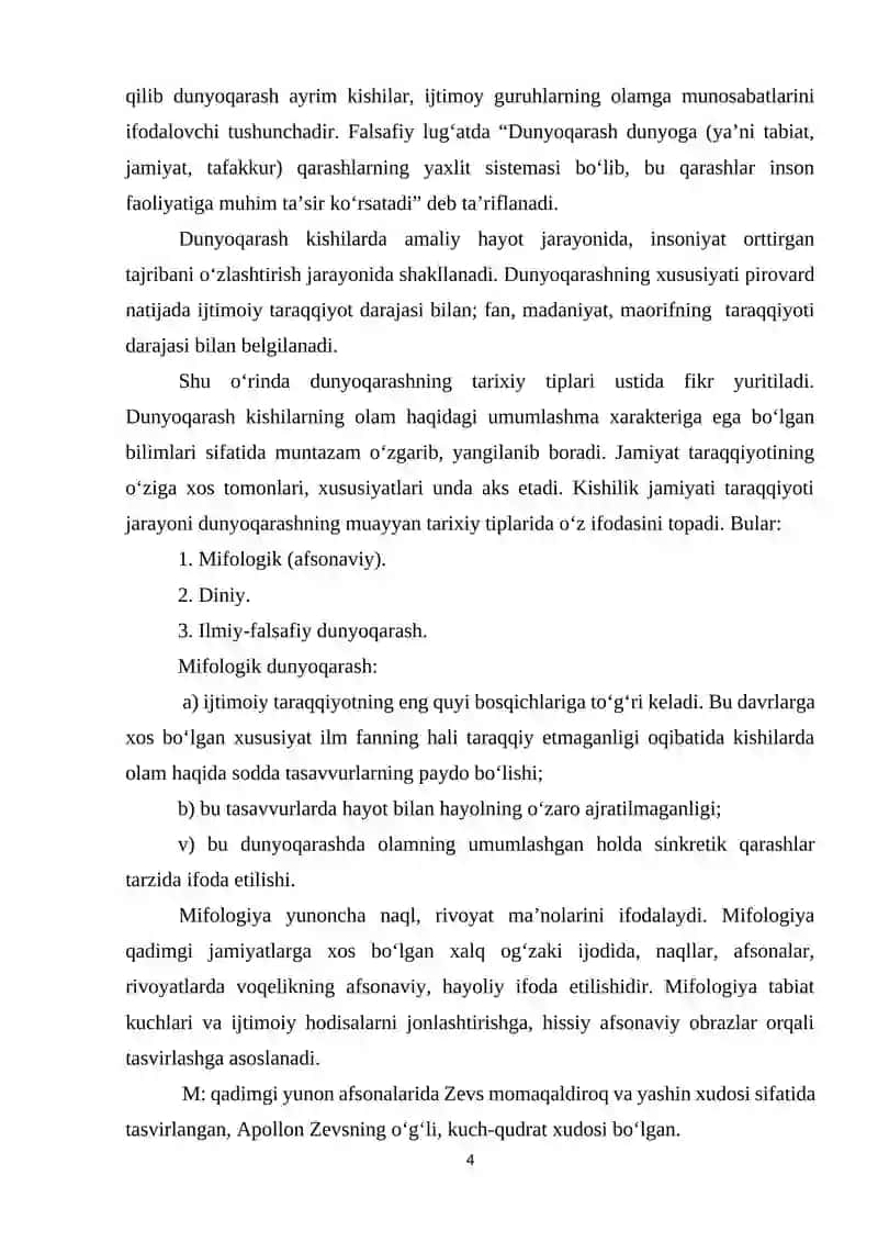 Borliq va uning mavjudlik shakllari 4