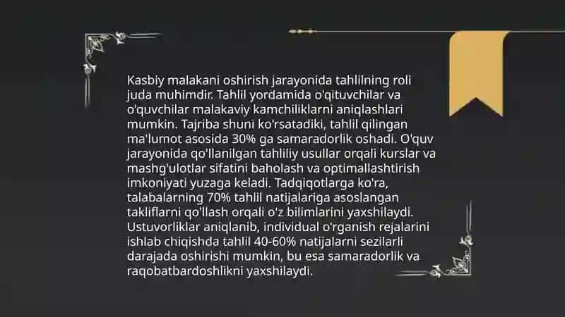 Dars kuzatishning maqsadi va ahamiyati 4