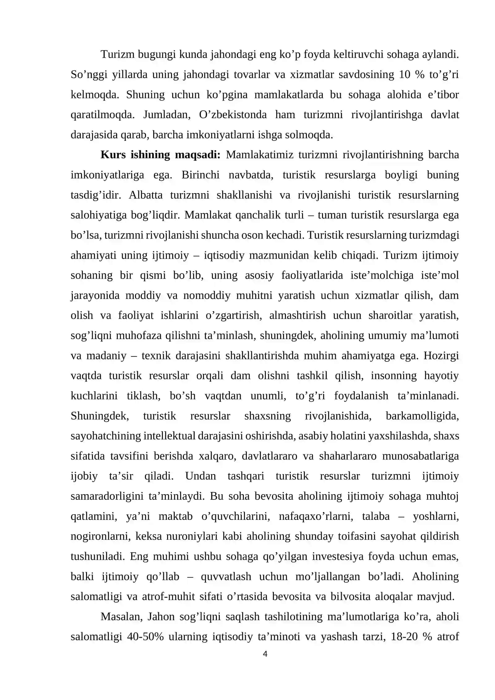 Turizm mahsulotlarida istemolchilar tasnifi 4