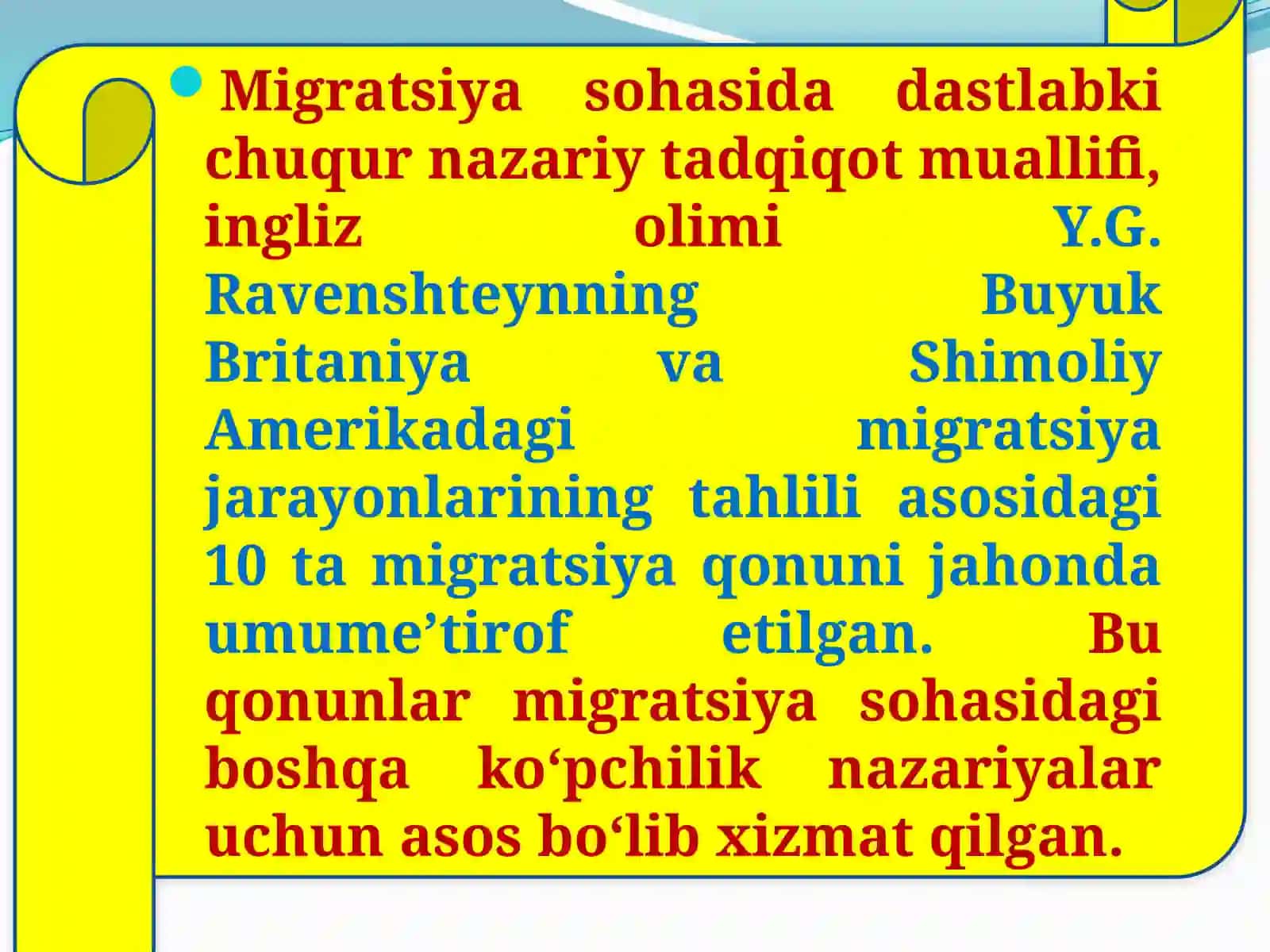 Aholi migratsiyasi va uning tasnifi 4