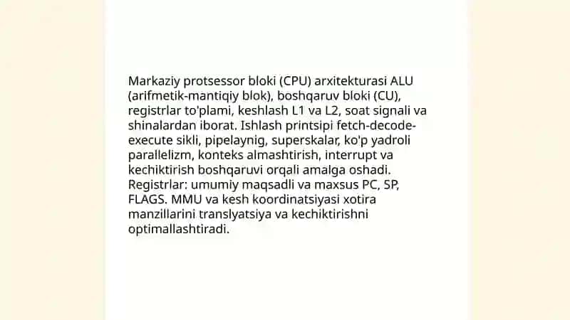Shaxsiy kompyuterning tuzilishi va arxitekturasi 4