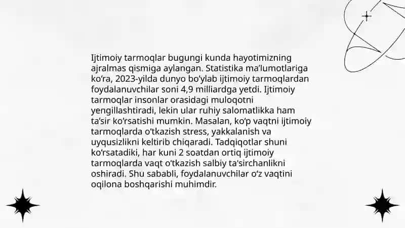 Raqamli kommunikatsiya va ijtimoiy munosabatlar 4