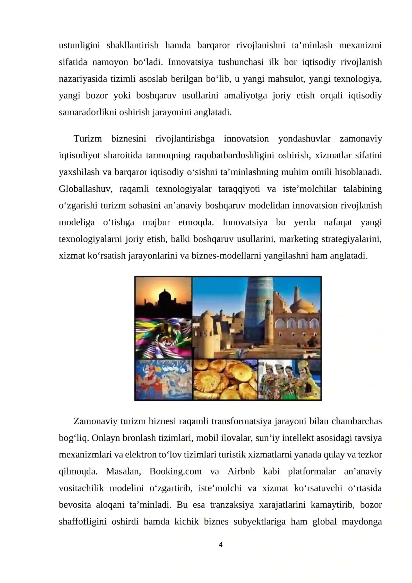 TURIZM BIZNESINI RIVOJLANTIRISHGA 4