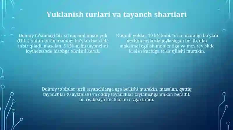 Uzluksiz balka hisobi 4