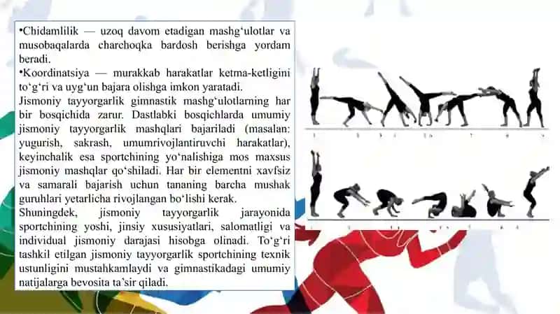 Gimnastikaning sog‘lomlashtiruvchi turlari 4