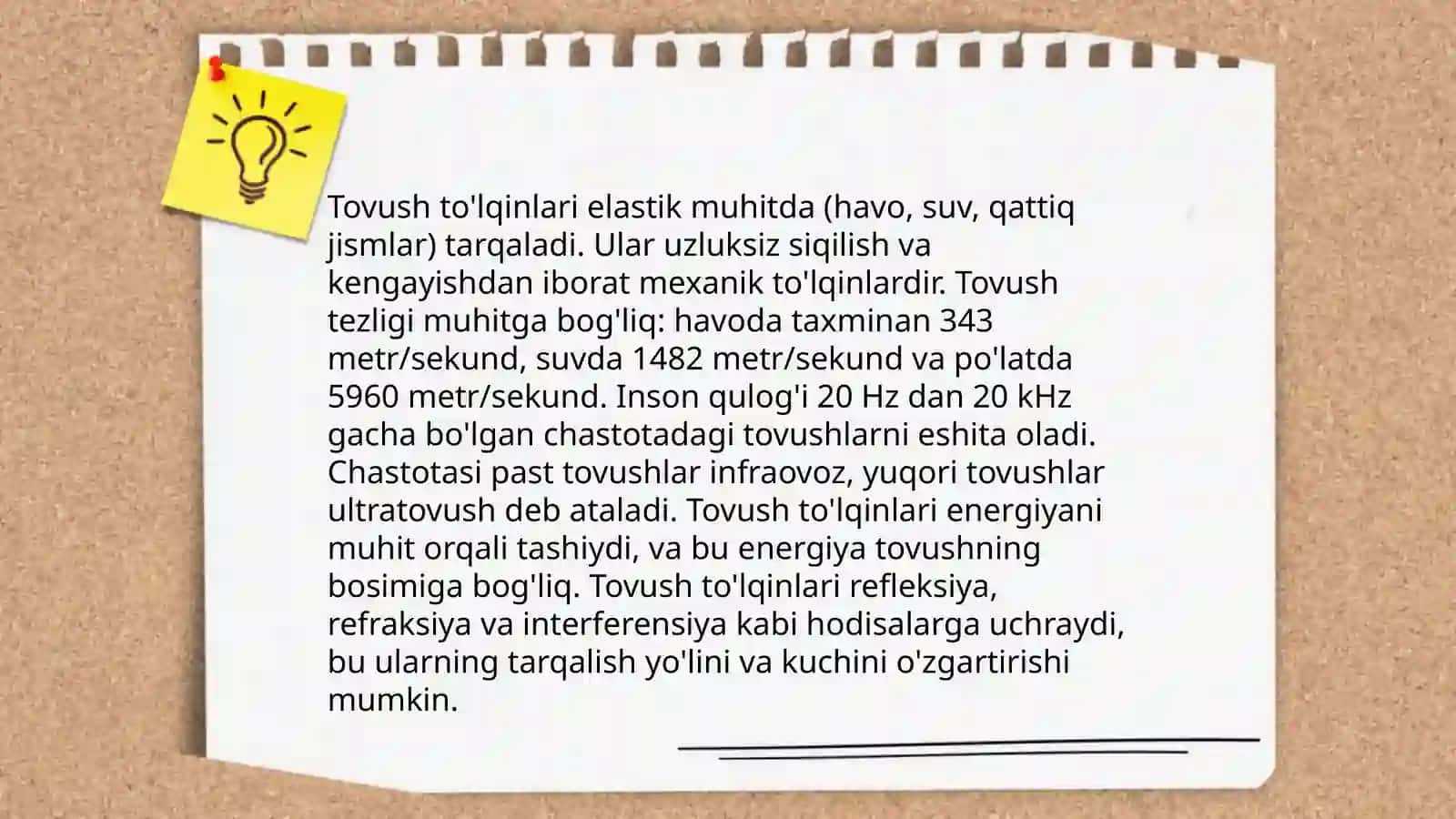 Tovush to'lqinlari 4