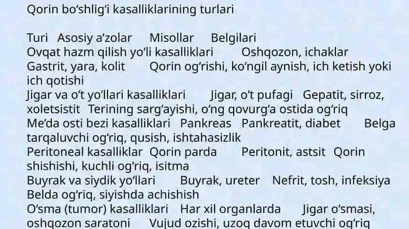 Qorinbo'shligikasalliklari 4