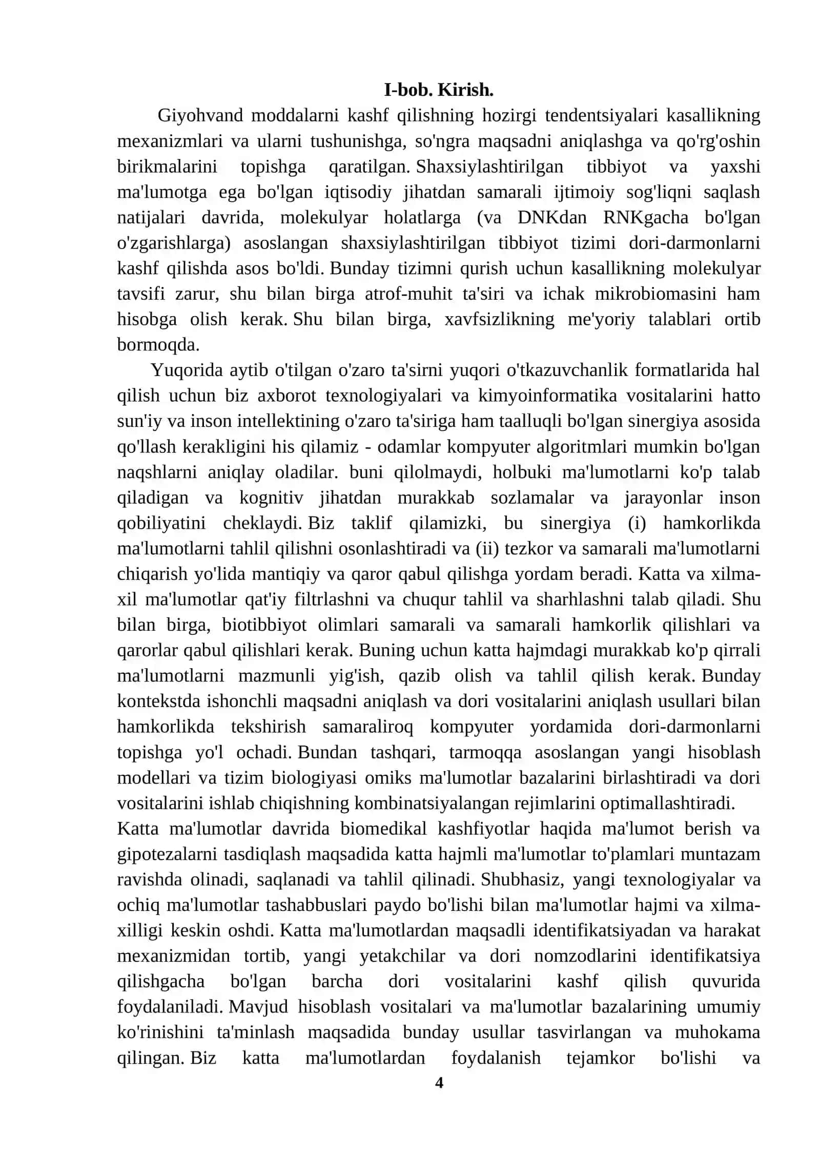 KURS ISHI - NISHONNI ANIQLASH VA TASDIQLASH 4