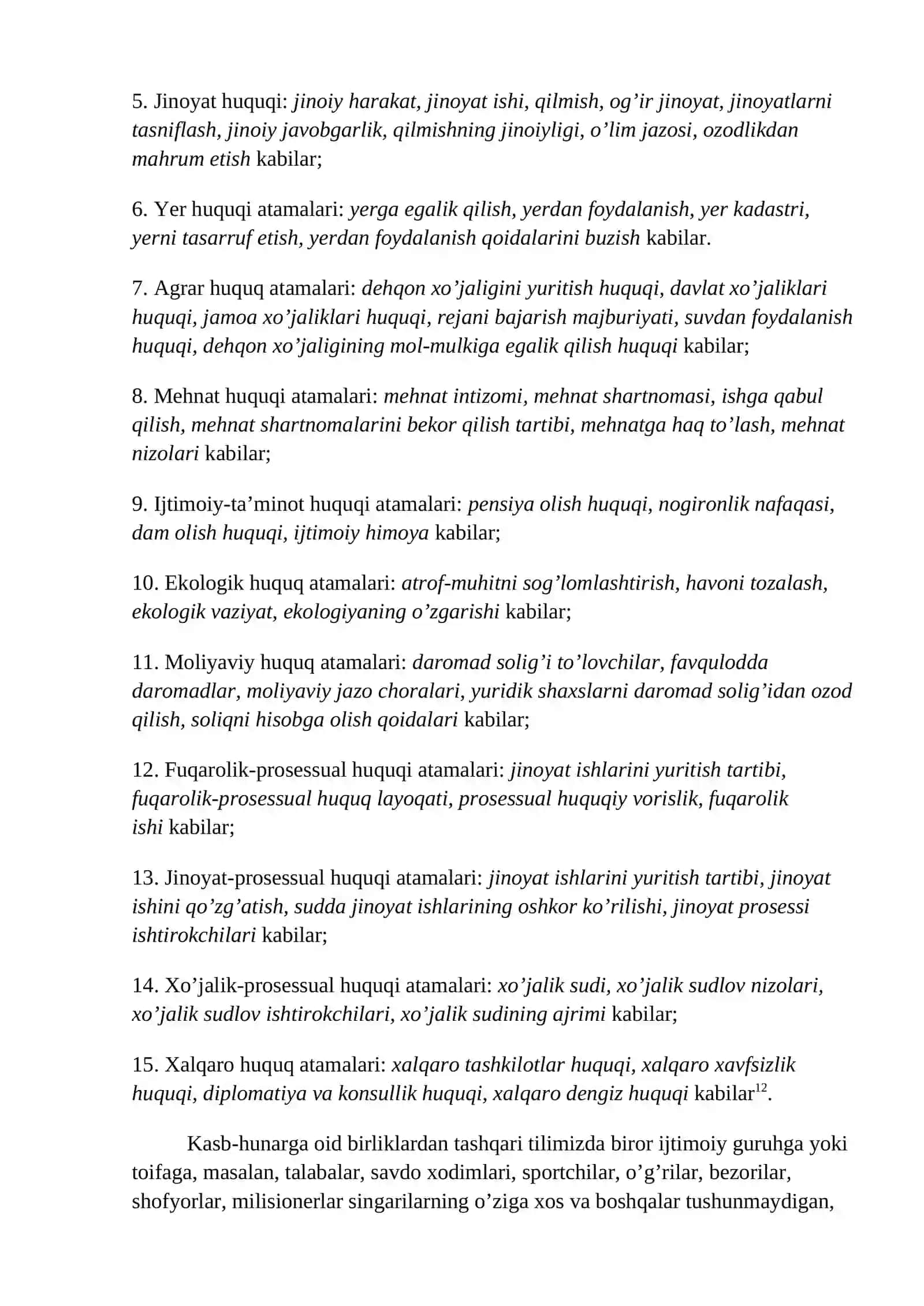 Lug‘aviy va semantik me’yorlar. «Qo’riqxonalar - O’zbekistonning oltin zahirasi» 4