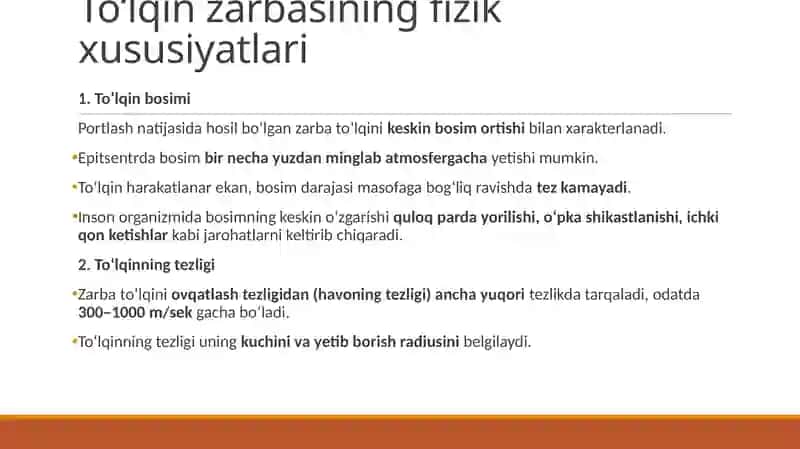 To‘lqinzarbi.Jabrlanishzonalaritavsifi 4