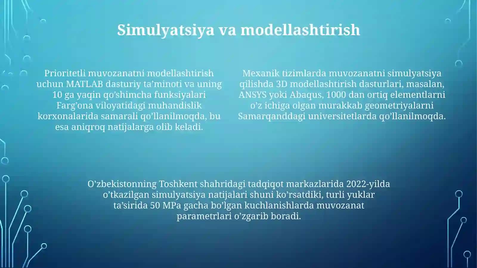 Mexanik tizimda ustuvor muvozanat tushunchasi 4