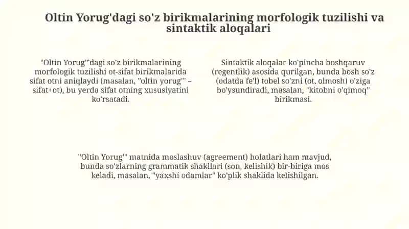 "Oltin Yorug'"dagisoʻzbirikmalari 4