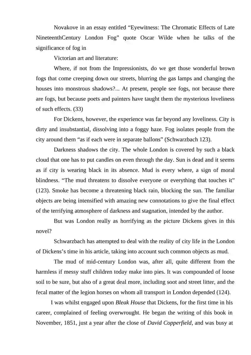 SOCIAL PROBLEMS OF CHARLES DICKENS' NOVEL BLEAK HOUSE 4