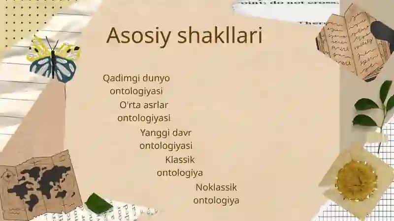 Noklassik ontologiyaning mazmuni va yo‘nalishlari 4