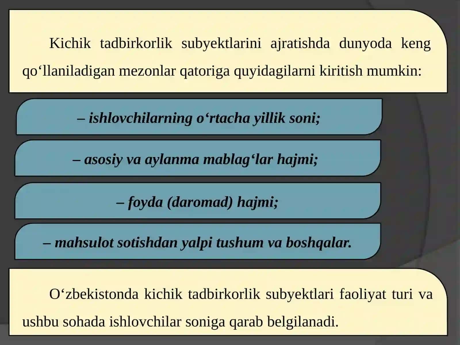 KICHIK TADBIRKORLIK SUBYEKTLARI 4