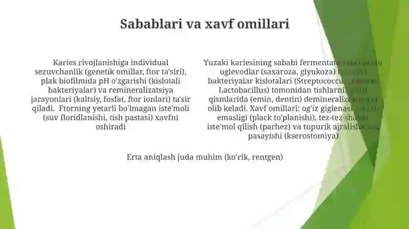 Юза кариеси (Caries superfisialis) 4
