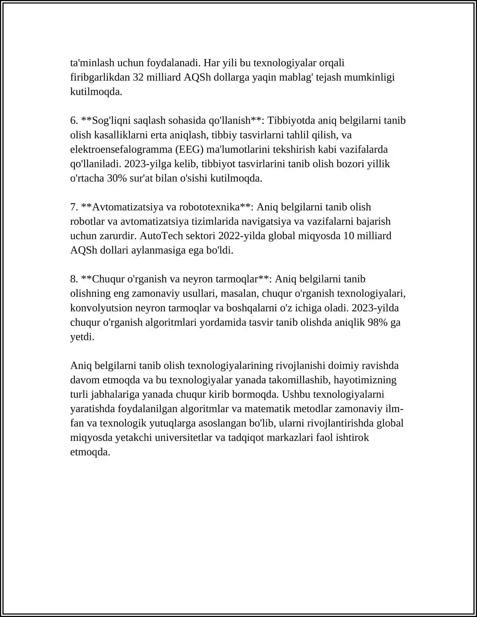 Aniq belgilarni tanib olish 4