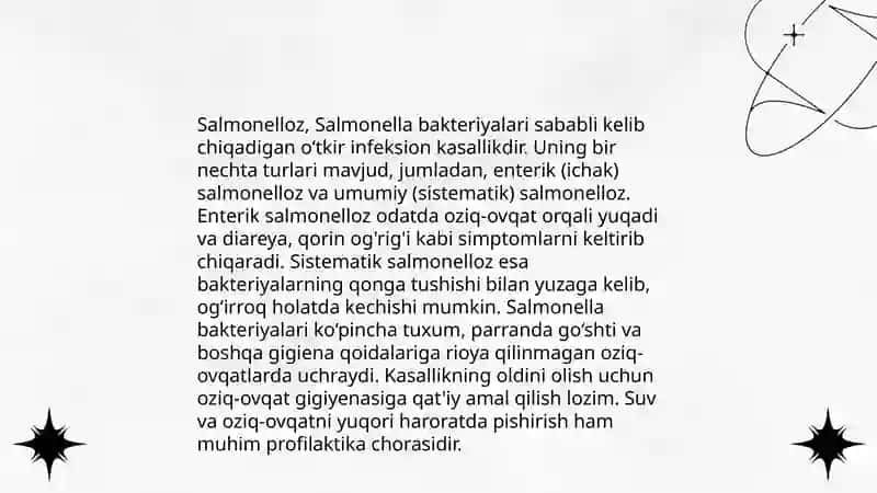 Dizenteriya va sallmaneloz kasalliklari 4