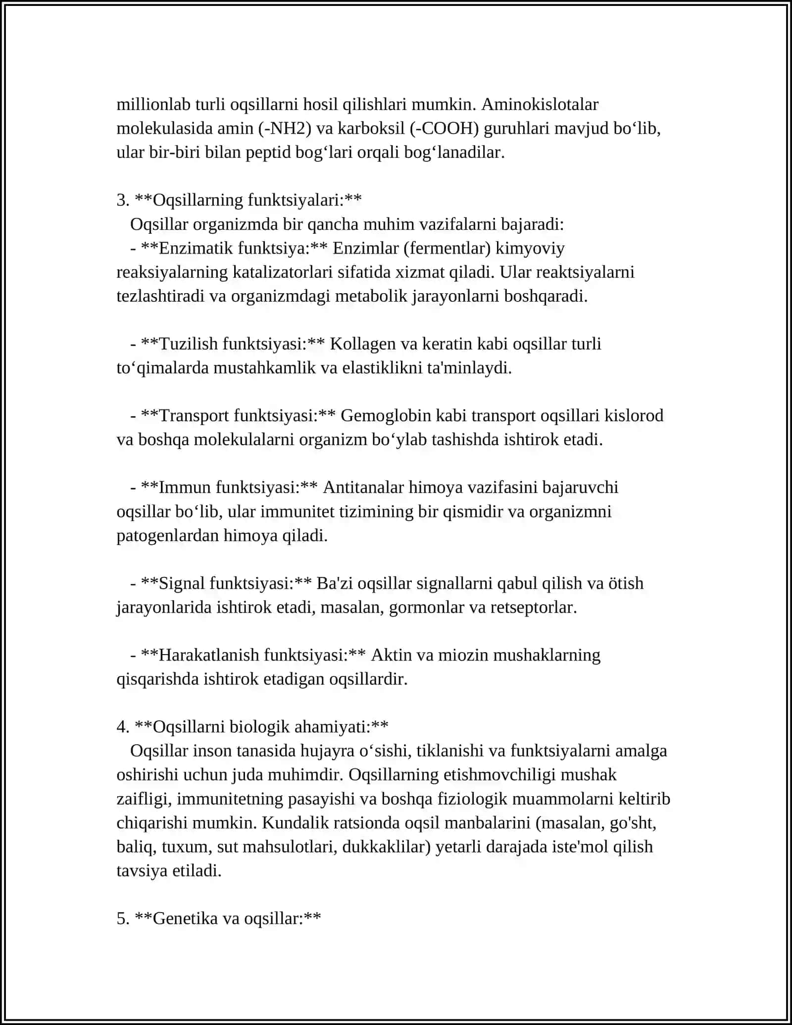Oqsillar.Yog'lar.Uglevodlar 4