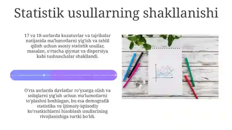 Statistikani paydo boʻlishi va rivojlanishi 4