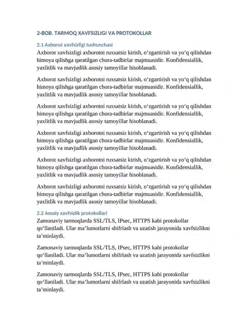 Kompyuter tarmoqlarida xavfsizlik protokollarini optimallashtirish 4