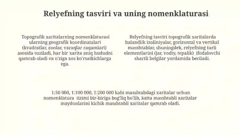 Topografik kartalarning nomenklaturasi 4