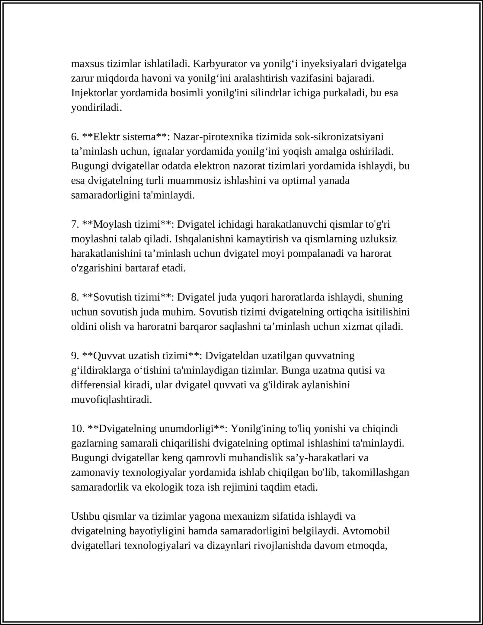 AVTOMOBILNING UMUMIY TUZILISHI 4