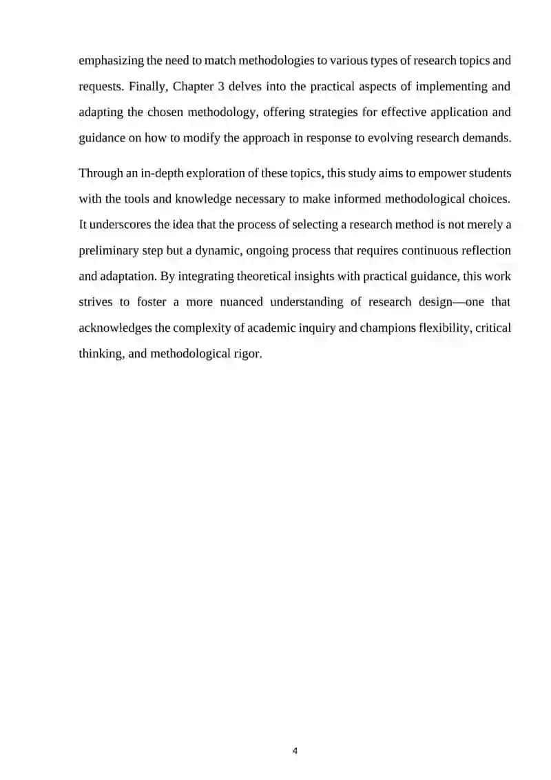 Selecting the Right Research Methodology 4