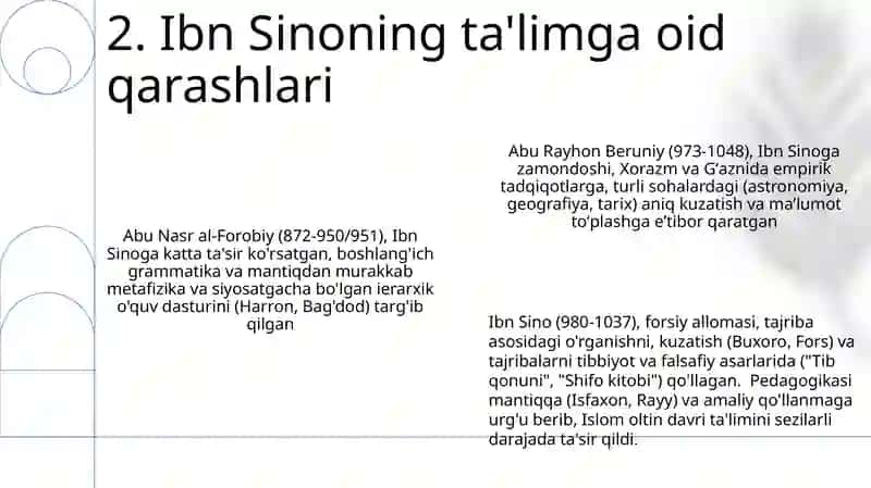 Biruniyning fanlararo ta'lim g'oyasi 4