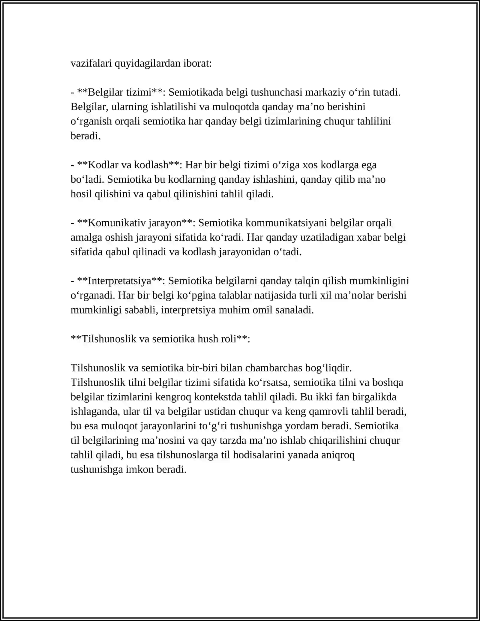 Tilshunoslik va semiotika 4
