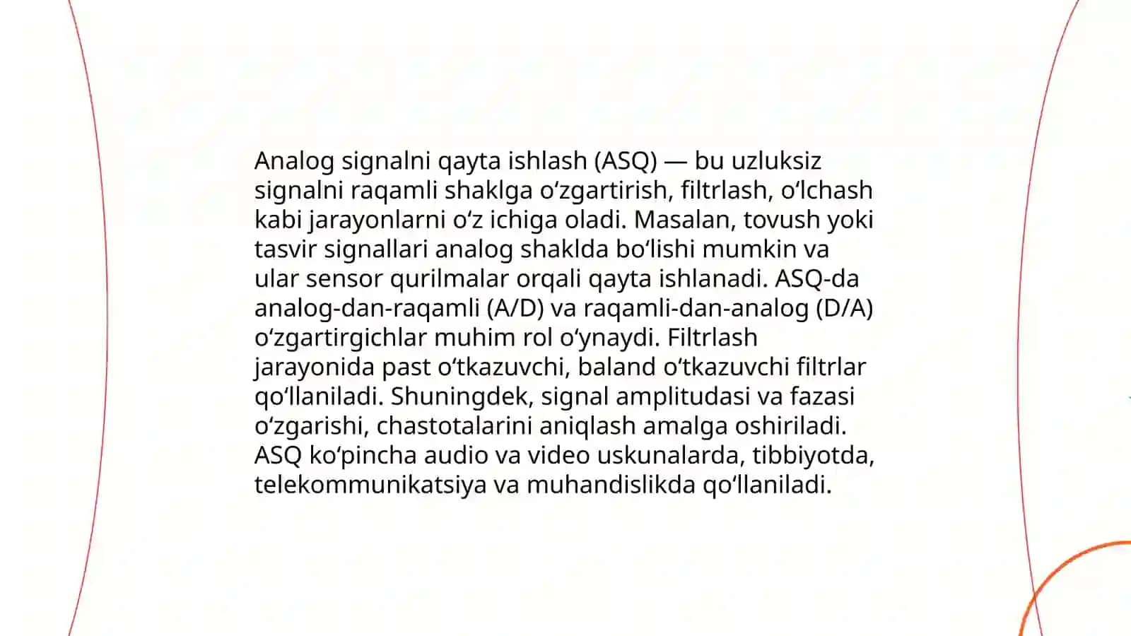Signal uzatish texnologiyalari 4