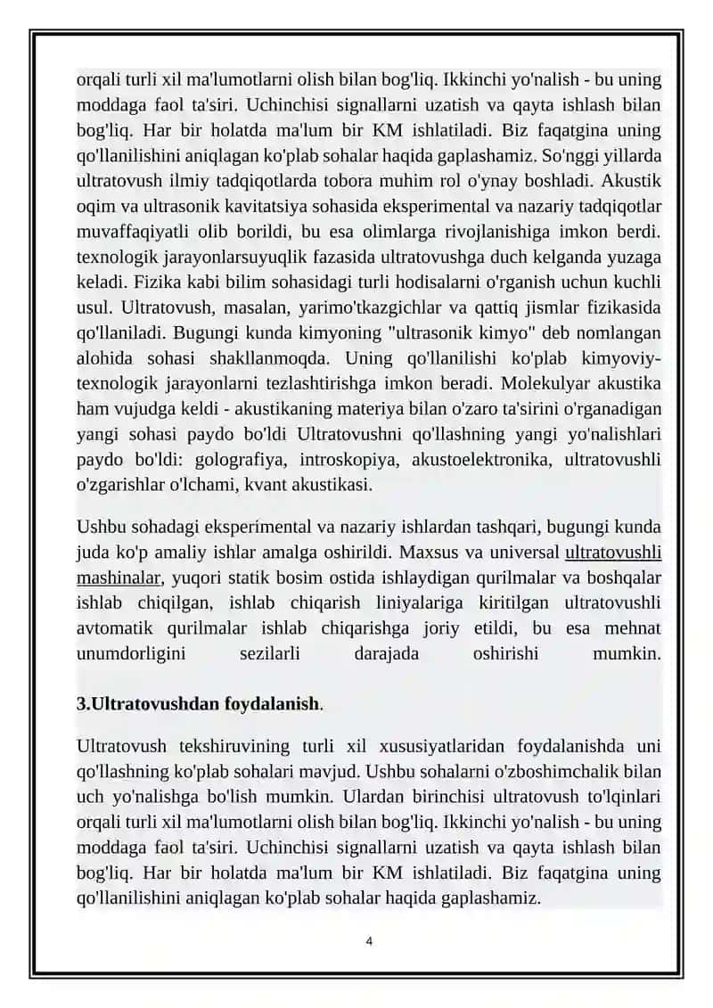 KLINIKADA TOVUSHDAN FOYDALANISH 4