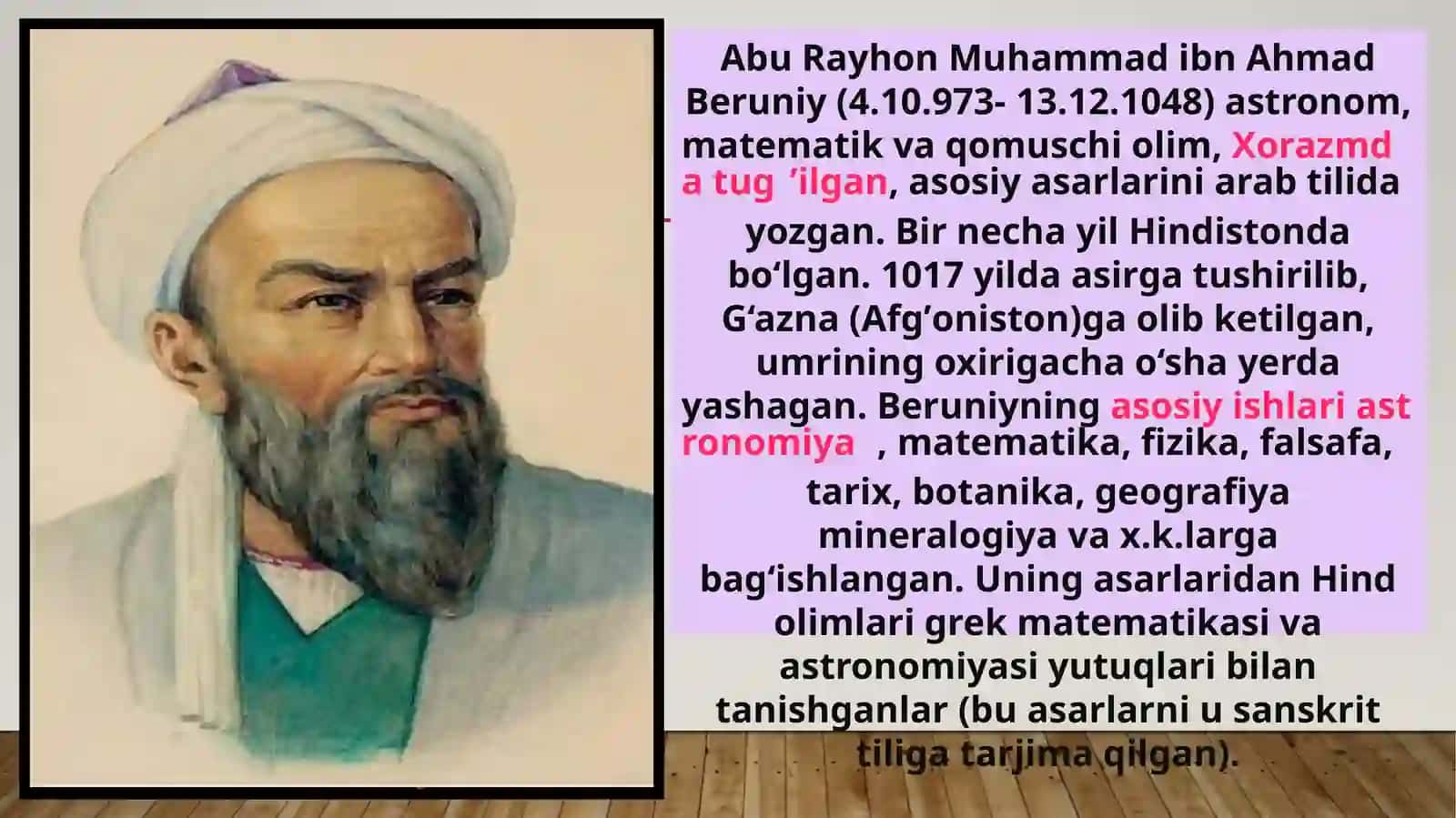 Matematikaga qo'shgan Sharq allomalar 4