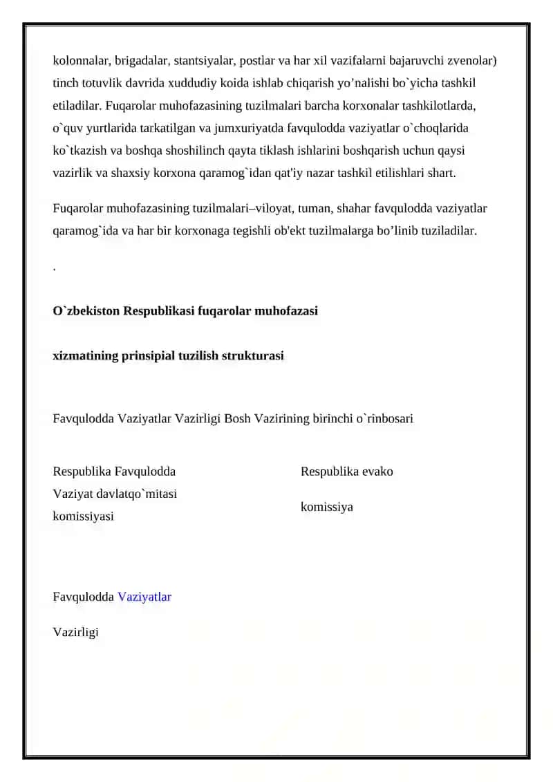 Fuqaro muhofazasining vazifalari. 4