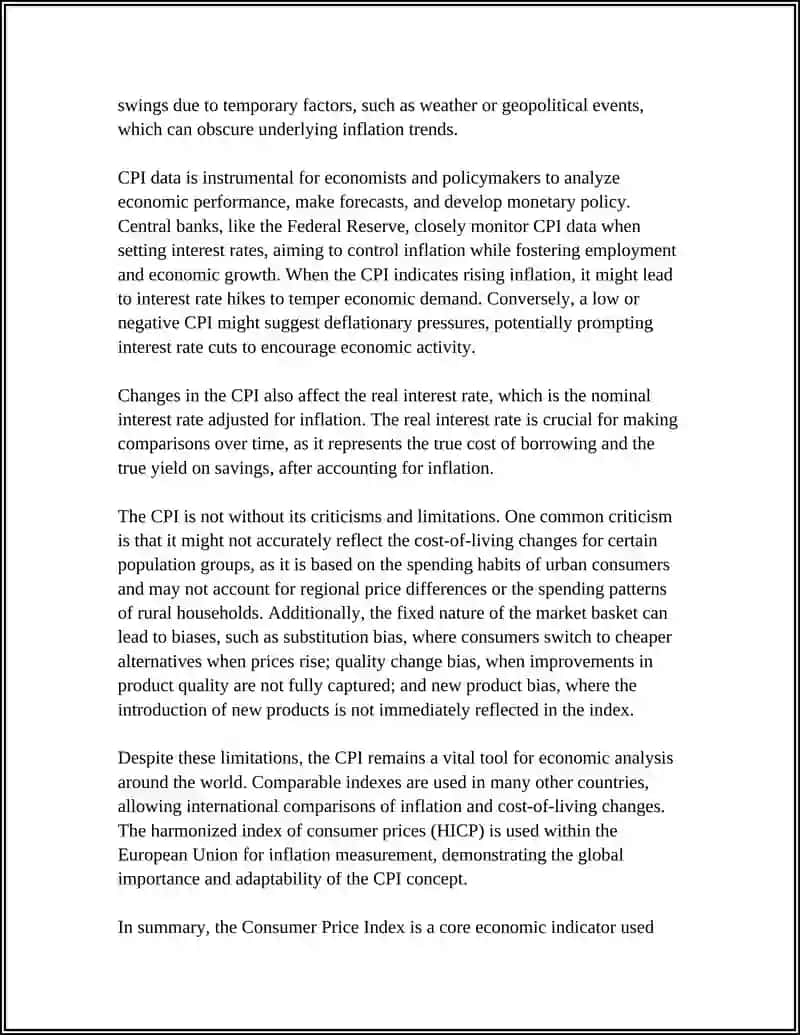 Consumer Price Index (CPI) 4