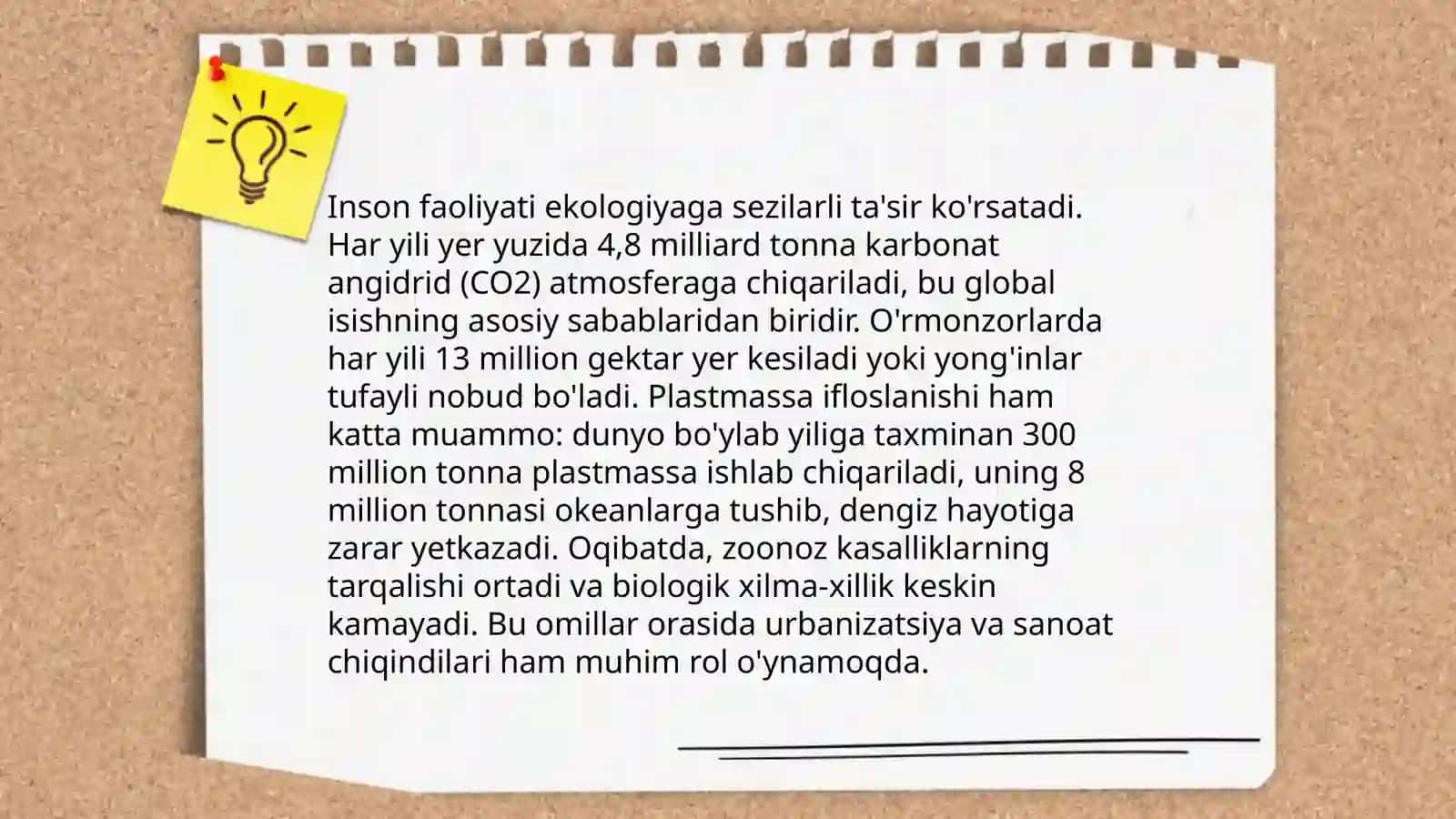 Ekalogiya haqida referat 4