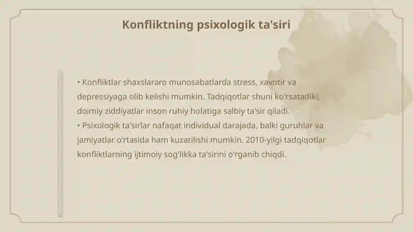 Konflikt va uning yechim strategiyalari 4