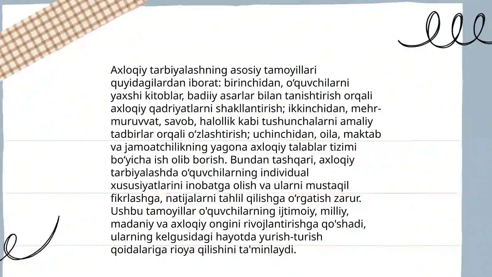 Ma'naviy va ma'rifiy tarbiya 4